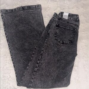 Black Acid Wash Jeans